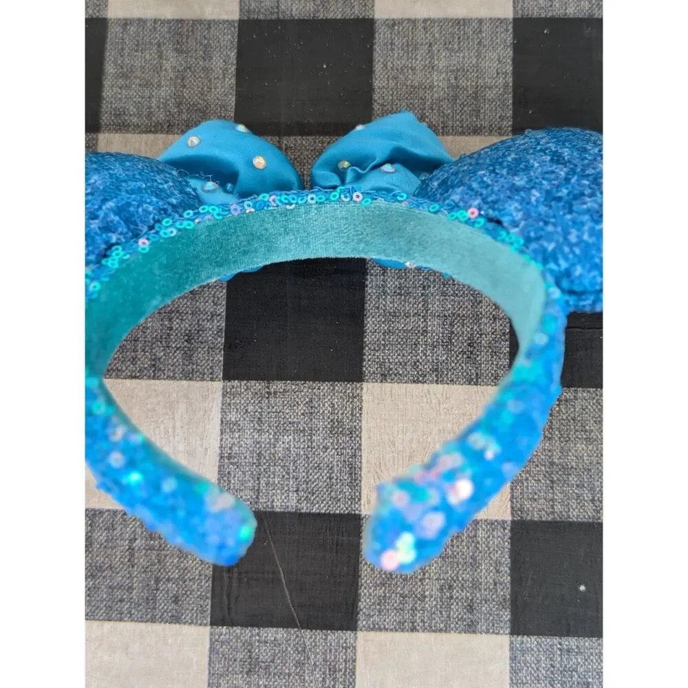Disney Minnie Mouse Ears Sequenced Headbands Lot of 2